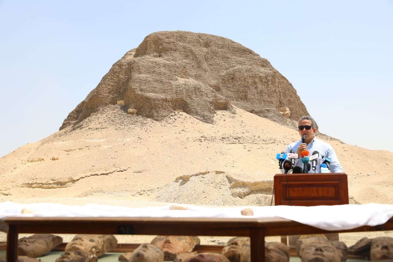 Antiquities Min. Inaugurates El-Lahun Pyramid