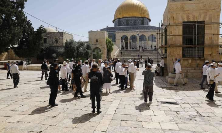 Dozens of Israeli Settlers Storm Al Aqsa Mosque on Monday
