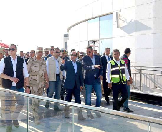 Sisi Inspects Masa Resort in New Alamein City