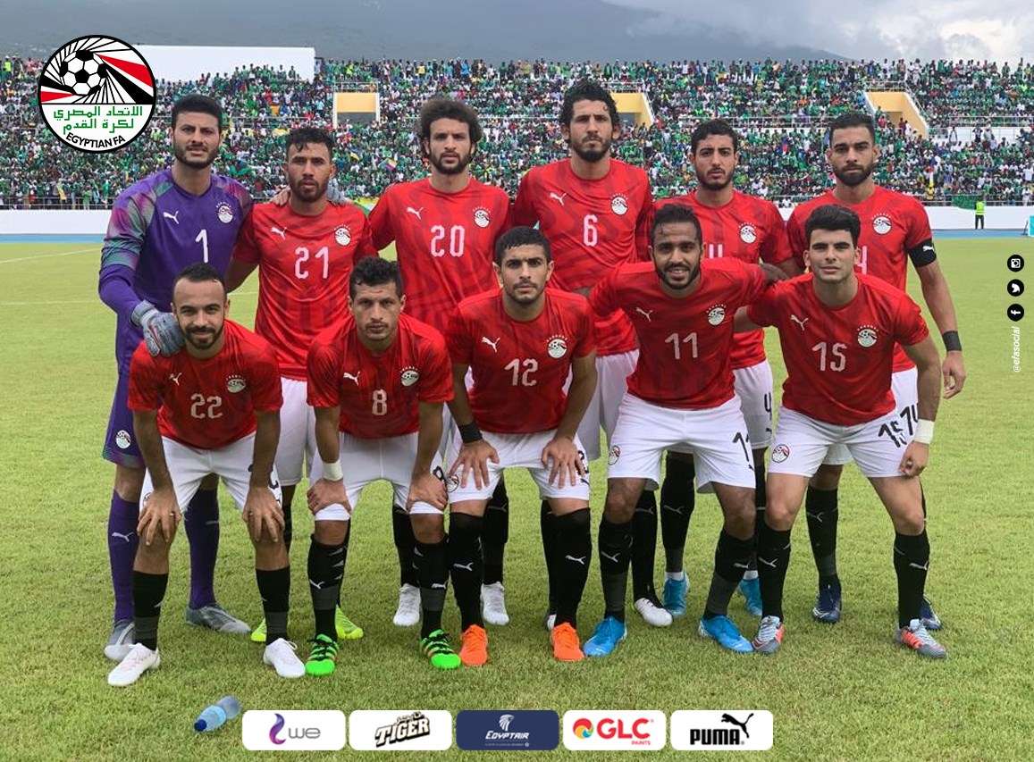 The Egyptian national team 