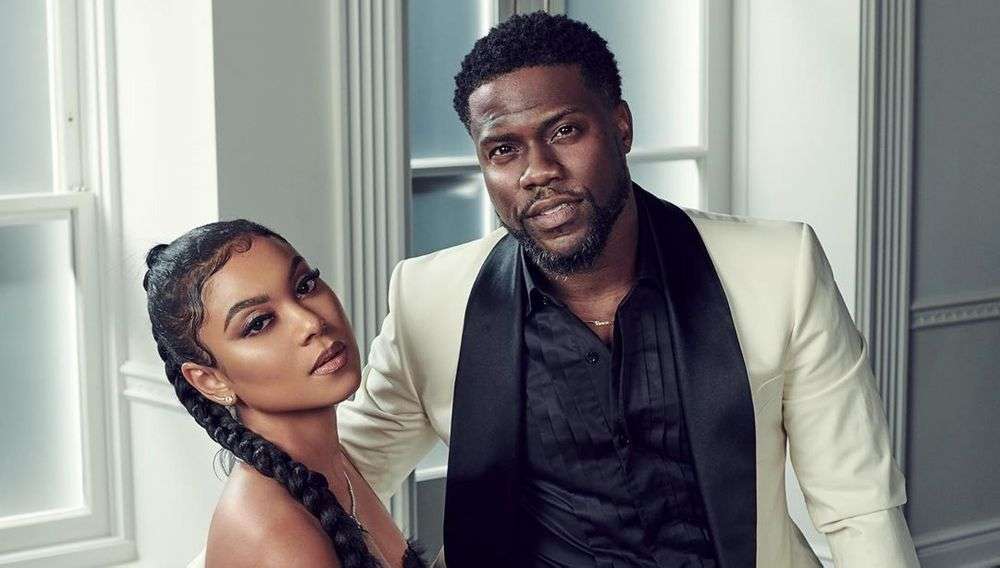 Eniko and Kevin Hart