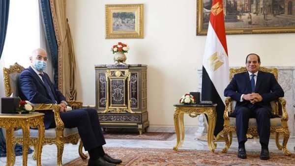 Sisi, Greece's FM Discuss Situation in Libya and Regional Files