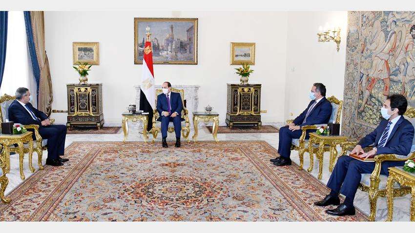 Sisi Receives UNWTO Secretary-General, Egyptian Minister of Tourism
