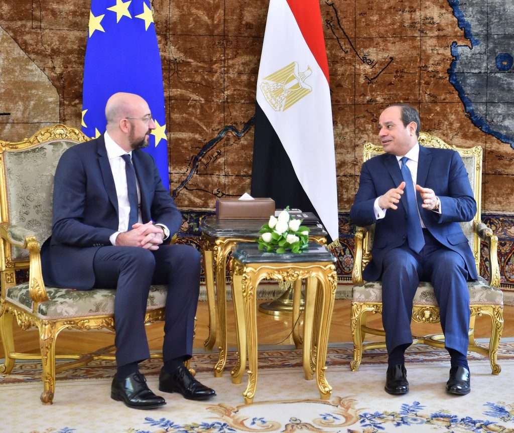 Sisi, European Council's Michel Discuss Eastern Mediterranean