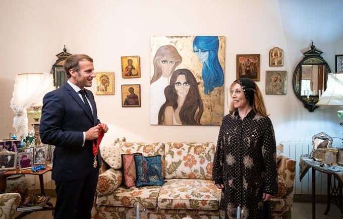 Macron and Fairuz