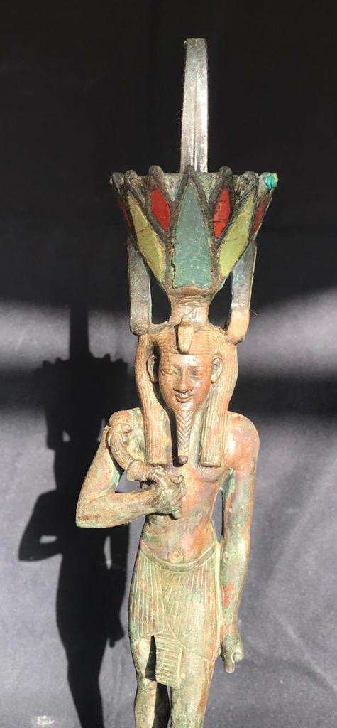 2,500-Year Statuette of God Nefertum Unearthed in Saqqara
