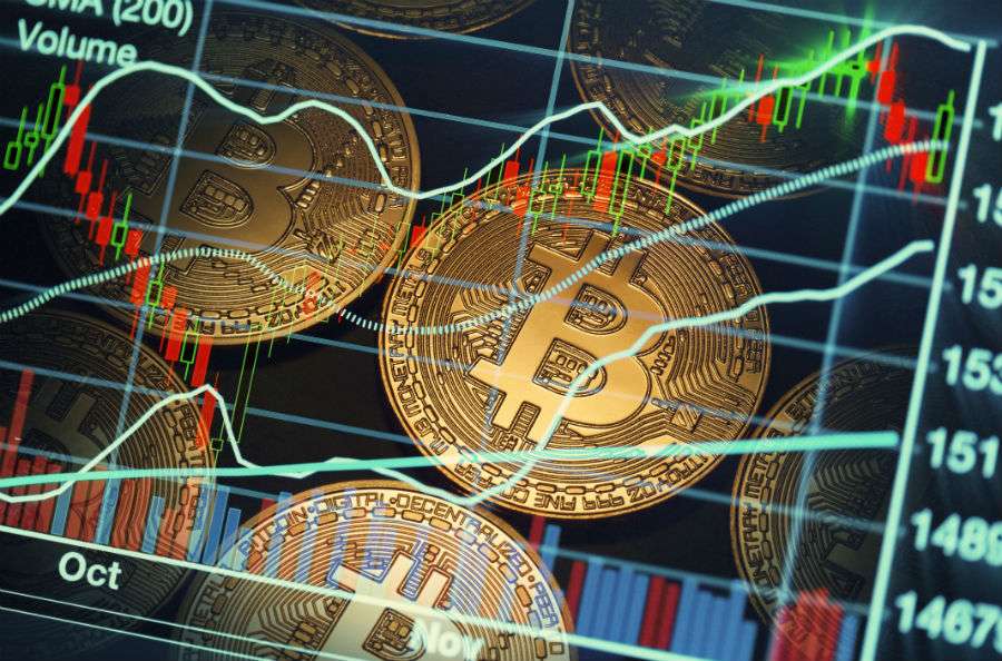 Bitcoin Hits Three-Year High to $18,000