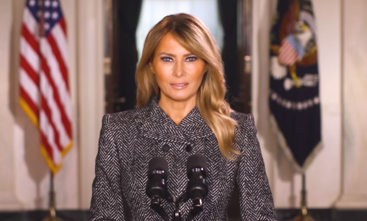 Melania Trump Posts Farewell Speech (Video) | Sada Elbalad