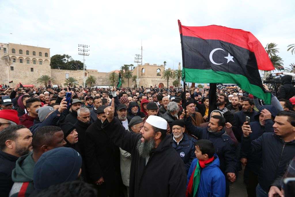 Libyan people uprising in 2011