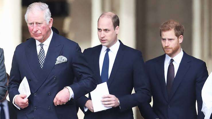 Prince Charles, Prince William, Prince Harry during a Royal ceremony, 2018 (Photo Courtesy: Getty Images)