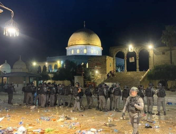 Israeli Forces Attack Al-Aqsa Mosque