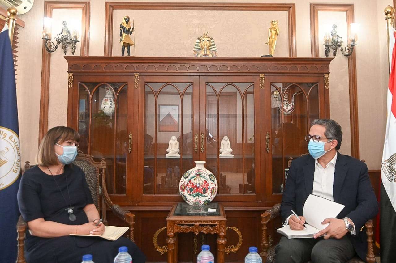Al-Anany Receives UN Resident Coordinator in Egypt