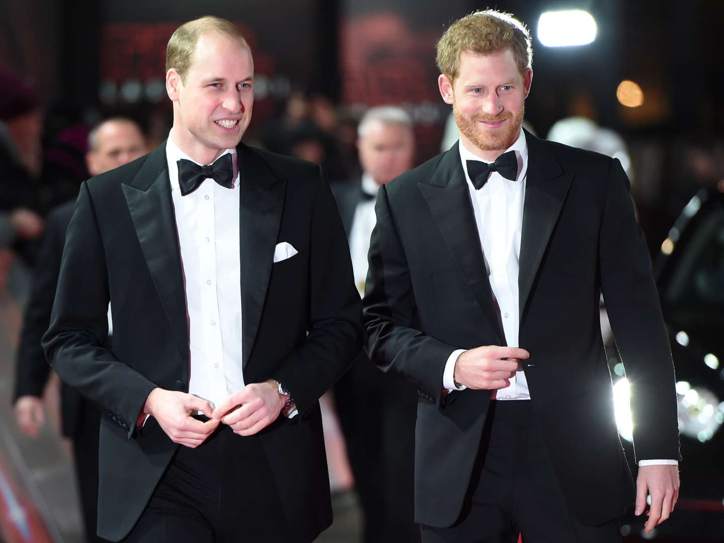 The Duke of Cambridge Prince William with His Brother the Duke of Sussex Prince Harry