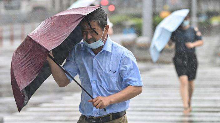 Typhoon In-fa hits China's east coast