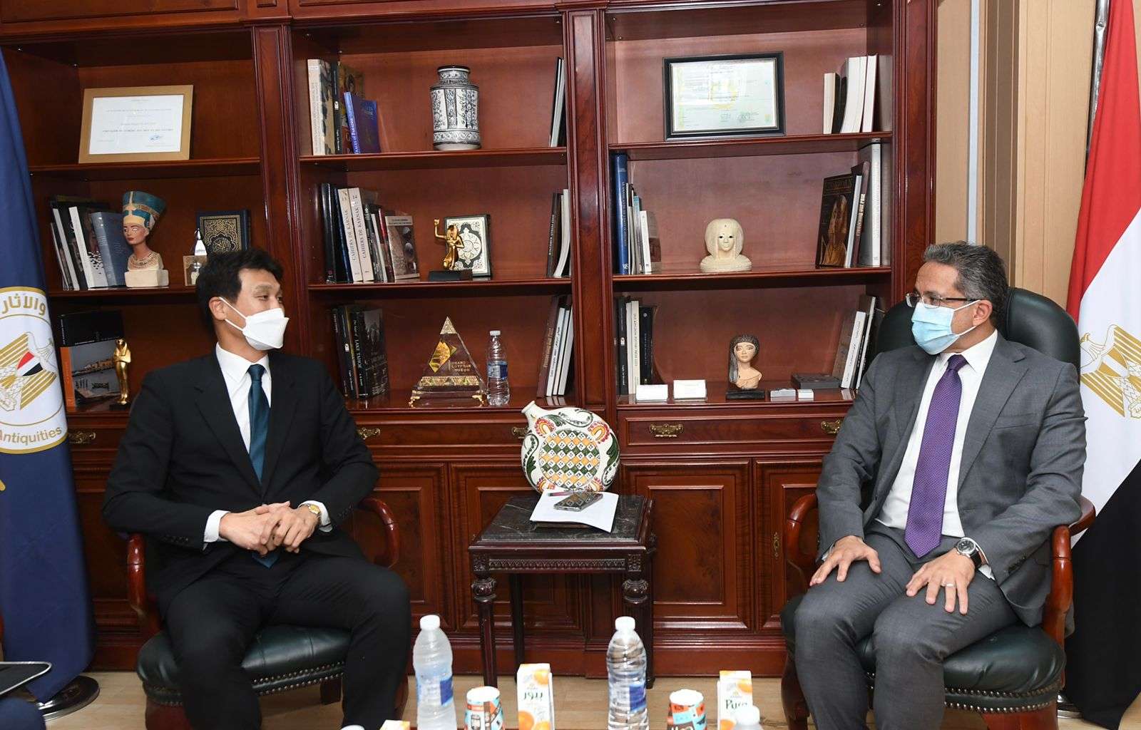 Khaled Al Anani Meets with the S.Korean Ambassado