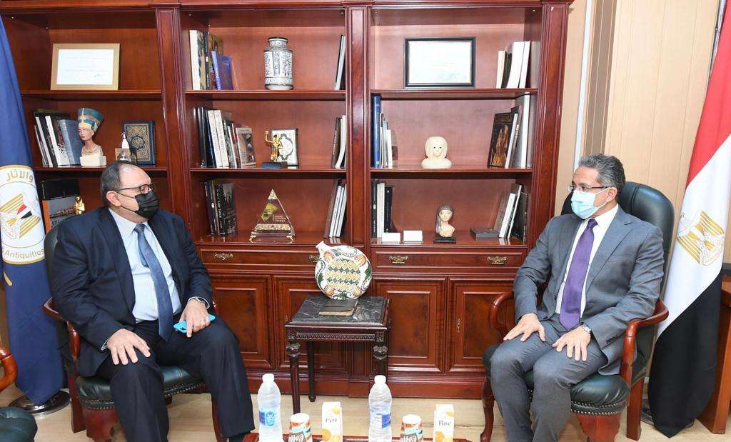 Minister of Tourism & Antiquities Receives Director of UNESCO Office in Cairo.