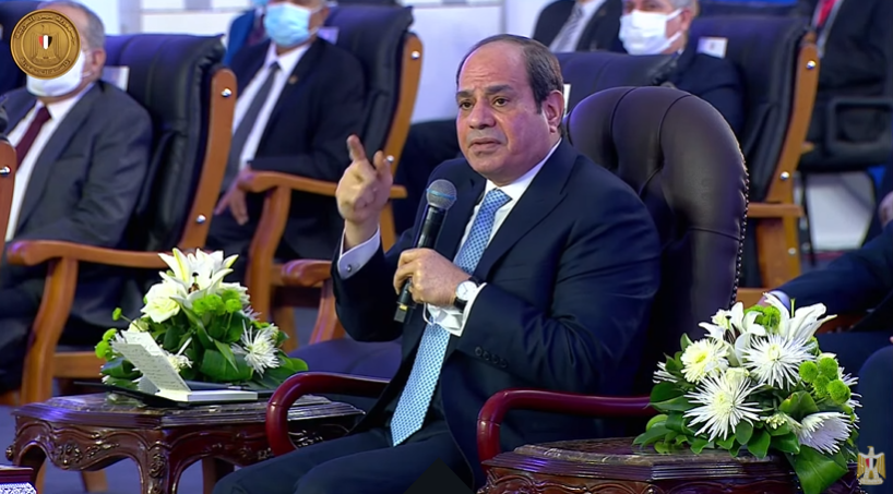 Sisi Urges Gov't to Help Citizens Get LE 20K Monthly Income