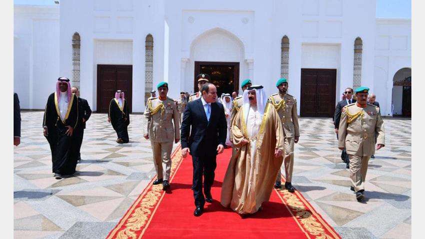 Egypt's Sisi, Bahrain's King Hold Talks in Manama