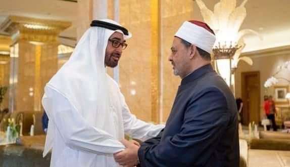 The UAE President And The Grand Imam Of Al-Azhar Exchange Greetings ‎on ...